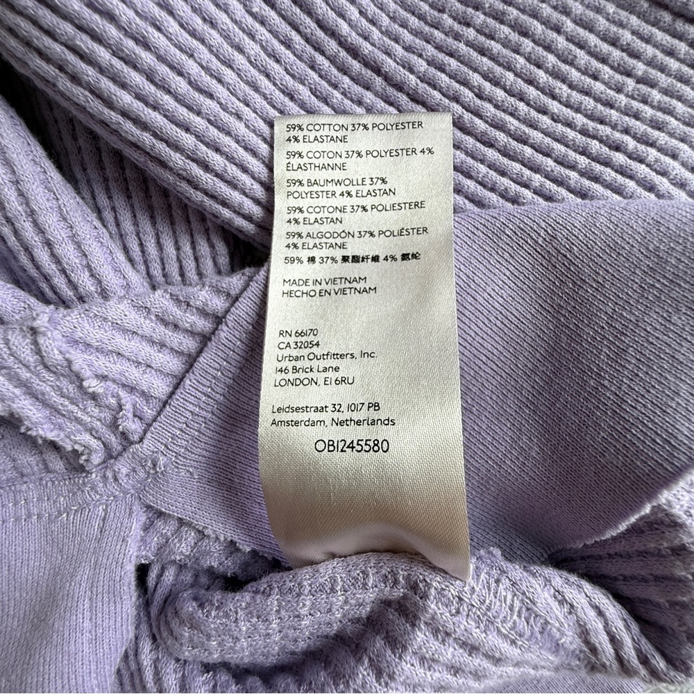 Free People We The Free Buttercup Thermal Top Oversized XS - Picture 8 of 10